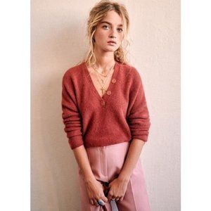 Sezane Willy Jumper - Rosewood (XS)